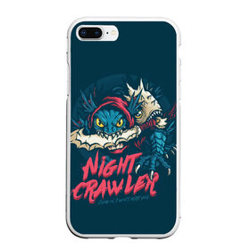 Чехол для iPhone 7Plus/8 Plus матовый с принтом Night Crawler | Dota 2 в Курске, Силикон | Область печати: задняя сторона чехла, без боковых панелей | dota | dota2 | game | games | moba | slark | дитка | дота | дота2 | дотка | игра | игры | моба | сларк