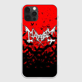 Чехол для iPhone 12 Pro Max с принтом MAYHEM в Курске, Силикон |  | mayhem | metal | rock | the true mayhem. | блэк метал | дэд | мертвый | метал | музыка | мэйхем | рок