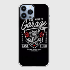 Чехол для iPhone 13 Pro Max с принтом Gas Monkey Garage в Курске,  |  | garage | gas | monkey | автомобили | гараж | ретро