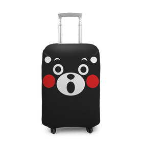 Чехол для чемодана 3D с принтом KUMAMON | КУМАМОН в Курске, 86% полиэфир, 14% спандекс | двустороннее нанесение принта, прорези для ручек и колес | bear | japan | japanese | kumamon | kumamoto | аниме | игрушка | кумамон | кумамото сапурайдзу | медведь | мишка | персонаж | талисман | япония