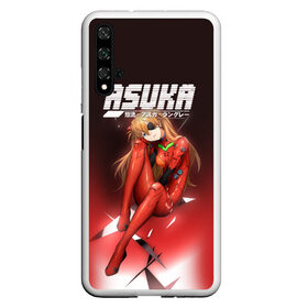 Чехол для Honor 20 с принтом Asuka Eva-02 в Курске, Силикон | Область печати: задняя сторона чехла, без боковых панелей | eva | eva 00 | eva 01 | eva 02 | rei | rei ayanami | shinji ikari | аска | ева | ева 02 | евангелион