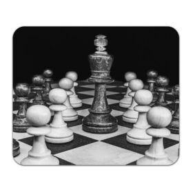 Коврик для мышки прямоугольный с принтом Шахматы в Курске, натуральный каучук | размер 230 х 185 мм; запечатка лицевой стороны | доска | игра | игровая | игры | короли | король | логика | настольная | настольные | пешка | пешки | спорт | туча | шахматный | шахматы