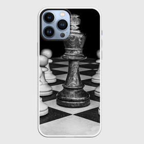 Чехол для iPhone 13 Pro Max с принтом Шахматы в Курске,  |  | Тематика изображения на принте: доска | игра | игровая | игры | короли | король | логика | настольная | настольные | пешка | пешки | спорт | туча | шахматный | шахматы