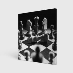 Холст квадратный с принтом Шахматы в Курске, 100% ПВХ |  | доска | игра | игровая | игры | конь | короли | король | ладья | логика | настольная | настольные | пешка | пешки | спорт | туча | ферзь | шахматный | шахматы