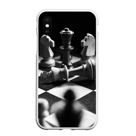 Чехол для iPhone XS Max матовый с принтом Шахматы в Курске, Силикон | Область печати: задняя сторона чехла, без боковых панелей | Тематика изображения на принте: доска | игра | игровая | игры | конь | короли | король | ладья | логика | настольная | настольные | пешка | пешки | спорт | туча | ферзь | шахматный | шахматы
