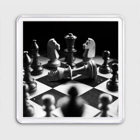 Магнит 55*55 с принтом Шахматы в Курске, Пластик | Размер: 65*65 мм; Размер печати: 55*55 мм | доска | игра | игровая | игры | конь | короли | король | ладья | логика | настольная | настольные | пешка | пешки | спорт | туча | ферзь | шахматный | шахматы