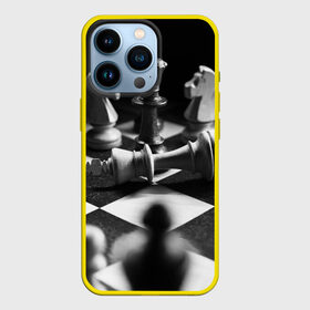 Чехол для iPhone 13 Pro с принтом Шахматы в Курске,  |  | Тематика изображения на принте: доска | игра | игровая | игры | конь | короли | король | ладья | логика | настольная | настольные | пешка | пешки | спорт | туча | ферзь | шахматный | шахматы