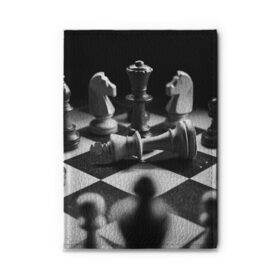 Обложка для автодокументов с принтом Шахматы в Курске, натуральная кожа |  размер 19,9*13 см; внутри 4 больших “конверта” для документов и один маленький отдел — туда идеально встанут права | доска | игра | игровая | игры | конь | короли | король | ладья | логика | настольная | настольные | пешка | пешки | спорт | туча | ферзь | шахматный | шахматы