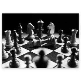 Поздравительная открытка с принтом Шахматы в Курске, 100% бумага | плотность бумаги 280 г/м2, матовая, на обратной стороне линовка и место для марки
 | Тематика изображения на принте: доска | игра | игровая | игры | конь | короли | король | ладья | логика | настольная | настольные | пешка | пешки | спорт | туча | ферзь | шахматный | шахматы