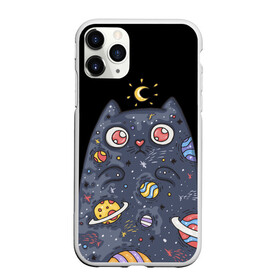 Чехол для iPhone 11 Pro матовый с принтом КОСМИЧЕСКИЙ КОТ в Курске, Силикон |  | Тематика изображения на принте: артемис | астероиды | вселенная | галактика | диана | звезды | кометы | космос | кот | котенок | котик | луна | месяц | ночь | планеты | сейлор мун | туманность | черная кошка