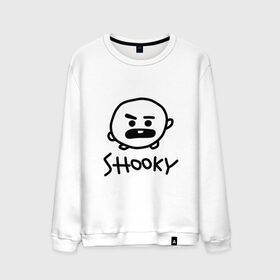 Мужской свитшот хлопок с принтом SHOOKY | BTS в Курске, 100% хлопок |  | army | bangtan boys | bt21 | bts | bts stickers | chimmy | cooky | k pop | koya | mang | monster | rap monster | rapmon | rj | rm | shooky | tata | van | бтс | ви | джей хоуп | джонгук | кейпоп | реп монстр | стикеры bts | сюга | чимин | чин