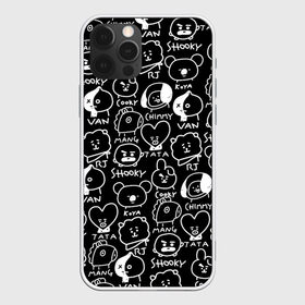 Чехол для iPhone 12 Pro Max с принтом BTS | BT21 в Курске, Силикон |  | army | bangtan boys | bt21 | bts | bts stickers | chimmy | cooky | k pop | koya | mang | monster | rap monster | rapmon | rj | rm | shooky | tata | van | бтс | ви | джей хоуп | джонгук | кейпоп | реп монстр | стикеры bts | сюга | чимин | чин