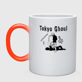 Кружка хамелеон с принтом Токийский гуль | Tokyo Ghoul в Курске, керамика | меняет цвет при нагревании, емкость 330 мл | Тематика изображения на принте: anime | kaneki ken | tokyo ghoul | tokyo ghoul: re | аниме | анимэ | гули | джузо сузуя | канеки кен | кузен йошимура | наки | нишики нишио | ре | ренджи йомо | ризе камиширо | токийский гуль | тоука киришима | ута