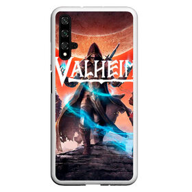 Чехол для Honor 20 с принтом Valheim. в Курске, Силикон | Область печати: задняя сторона чехла, без боковых панелей | esport | games | valheim | валхейм | вальхейм | игроки | игролюбители | игроманы | игры | киберспорт | симулятор выживания | скандинавская мифология | экшен