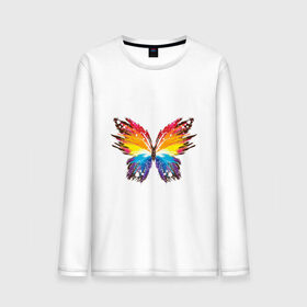 Мужской лонгслив хлопок с принтом бабочка краской в Курске, 100% хлопок |  | бабочка | беспозвоночные | брызги | градиент | краска | красочная | крылья | лето | мотыльки и бабочки | насекомое | насекомые | радуга | ярко
