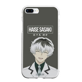 Чехол для iPhone 7Plus/8 Plus матовый с принтом HAISE SASAKE Tokyo Ghoul в Курске, Силикон | Область печати: задняя сторона чехла, без боковых панелей | anime | kaneki ken | tokyo ghoul | tokyo ghoul: re | аниме | анимэ | гули | джузо сузуя | канеки кен | кузен йошимура | наки | нишики нишио | ре | ренджи йомо | ризе камиширо | токийский гуль | тоука киришима | ута