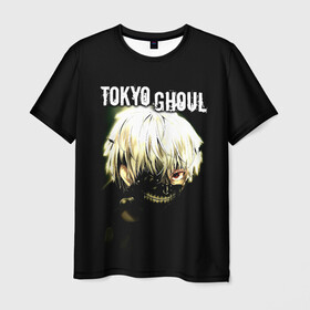 Мужская футболка 3D с принтом Токийский гуль Канеки Кен в Курске, 100% полиэфир | прямой крой, круглый вырез горловины, длина до линии бедер | anime | kaneki ken | tokyo ghoul | tokyo ghoul: re | аниме | анимэ | гули | джузо сузуя | канеки кен | кузен йошимура | наки | нишики нишио | ре | ренджи йомо | ризе камиширо | токийский гуль | тоука киришима | ута