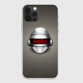 Чехол для iPhone 12 Pro Max с принтом Daft Punk Hello в Курске, Силикон |  | ги мануэль де омем кристо | ню диско | синти поп | техно | тома бангальтер | фанк | французский хаус | электроник рок