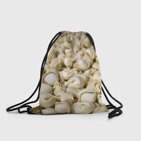 Рюкзак-мешок 3D с принтом Пельмени в Курске, 100% полиэстер | плотность ткани — 200 г/м2, размер — 35 х 45 см; лямки — толстые шнурки, застежка на шнуровке, без карманов и подкладки | вареники | обои пельмени | пельмендосы | пельмени | пельмень | пельмешки