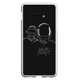 Чехол для Samsung S10E с принтом Daft Punk в Курске, Силикон | Область печати: задняя сторона чехла, без боковых панелей | ги мануэль де омем кристо | ню диско | синти поп | техно | тома бангальтер | фанк | французский хаус | электроник рок