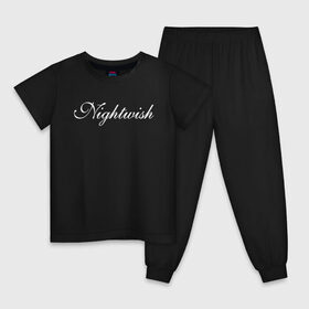Детская пижама хлопок с принтом Nightwish Logo / Найтвиш (Z) в Курске, 100% хлопок |  брюки и футболка прямого кроя, без карманов, на брюках мягкая резинка на поясе и по низу штанин
 | Тематика изображения на принте: music | night wish | nightwish | nuclear blast | rock | spinefarm | лого | музыка | найт виш | найтвиш | рок | симфоник метал | тарья турунен | флор янсен