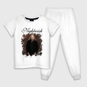 Детская пижама хлопок с принтом Nightwish / Найтвиш Эмппу (Z) в Курске, 100% хлопок |  брюки и футболка прямого кроя, без карманов, на брюках мягкая резинка на поясе и по низу штанин
 | Тематика изображения на принте: music | nightwish | nuclear blast | rock | spinefarm | вуоринен | лого | музыка | найтвиш | рок | симфоник метал | тарья турунен | флор янсен | эмппу | эрно эмппу вуоринен