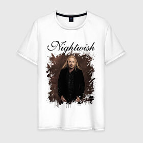 Мужская футболка хлопок с принтом Nightwish / Найтвиш Эмппу (Z) в Курске, 100% хлопок | прямой крой, круглый вырез горловины, длина до линии бедер, слегка спущенное плечо. | music | nightwish | nuclear blast | rock | spinefarm | вуоринен | лого | музыка | найтвиш | рок | симфоник метал | тарья турунен | флор янсен | эмппу | эрно эмппу вуоринен