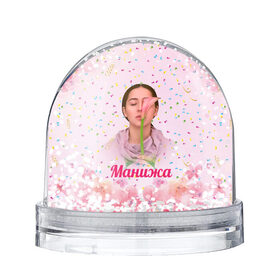Снежный шар с принтом Манижа Manizha в Курске, Пластик | Изображение внутри шара печатается на глянцевой фотобумаге с двух сторон | manizha | далеровна | душанбе | евровидение | евровидение 2021 | манижа | певица | таджикистан | хамраева