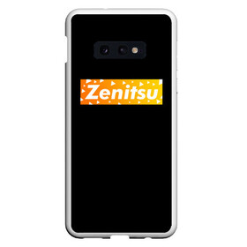 Чехол для Samsung S10E с принтом ЗЕНИЦУ | ZENITSU в Курске, Силикон | Область печати: задняя сторона чехла, без боковых панелей | demon slayer | giuy tomioka | kimetsu no yaiba | nezuko | shinobu | slayer | tanjiro | zenitsu | гию томиока | зенитсу | зенитцу | иноске хашибира | клинок рассекающий демонов | незуко | танджиро | шинобу кочо