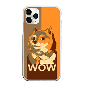 Чехол для iPhone 11 Pro матовый с принтом Doge Wow в Курске, Силикон |  | animal | art | dog | doge | dogecoin | many x | mem | meme | new | poster | such x | wave | wow | арт | в | галстук | галстуке | двухцветная | животное | зверь | имени | кабосу | мем | мемас | мэм | по | постер | сиба ину | собака | хищник
