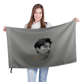 Флаг 3D с принтом Ли Мин Хо Lee Min Ho в Курске, 100% полиэстер | плотность ткани — 95 г/м2, размер — 67 х 109 см. Принт наносится с одной стороны | lee min ho | автограф | дорамы | ли мин хо | песни | профиль | роли | фильмы | фото