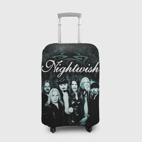 Чехол для чемодана 3D с принтом NIGHTWISH в Курске, 86% полиэфир, 14% спандекс | двустороннее нанесение принта, прорези для ручек и колес | metal | nightwish | tarja turunen | метал | музыка | найтвиш | рок | симфо метал | тарья турунен