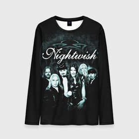 Мужской лонгслив 3D с принтом NIGHTWISH в Курске, 100% полиэстер | длинные рукава, круглый вырез горловины, полуприлегающий силуэт | metal | nightwish | tarja turunen | метал | музыка | найтвиш | рок | симфо метал | тарья турунен