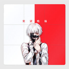 Магнитный плакат 3Х3 с принтом Токийский гуль Tokyo Ghoul в Курске, Полимерный материал с магнитным слоем | 9 деталей размером 9*9 см | anime | kaneki ken | tokyo ghoul | tokyo ghoul: re | аниме | анимэ | гули | джузо сузуя | канеки кен | кузен йошимура | наки | нишики нишио | ре | ренджи йомо | ризе камиширо | токийский гуль | тоука киришима | ута