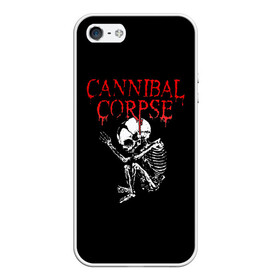 Чехол для iPhone 5/5S матовый с принтом Cannibal Corpse | 1 в Курске, Силикон | Область печати: задняя сторона чехла, без боковых панелей | band | cannibal corpse | metal | music | rock | атрибутика | группа | метал | музыка | рок