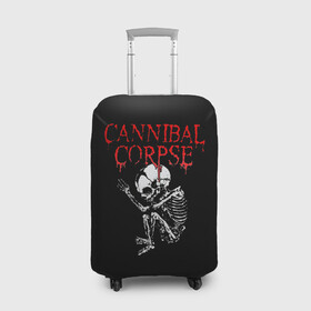 Чехол для чемодана 3D с принтом Cannibal Corpse | 1 в Курске, 86% полиэфир, 14% спандекс | двустороннее нанесение принта, прорези для ручек и колес | band | cannibal corpse | metal | music | rock | атрибутика | группа | метал | музыка | рок