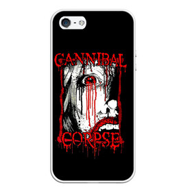 Чехол для iPhone 5/5S матовый с принтом Cannibal Corpse | 2 в Курске, Силикон | Область печати: задняя сторона чехла, без боковых панелей | band | cannibal corpse | metal | music | rock | атрибутика | группа | метал | музыка | рок
