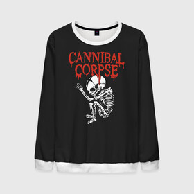 Мужской свитшот 3D с принтом Cannibal Corpse в Курске, 100% полиэстер с мягким внутренним слоем | круглый вырез горловины, мягкая резинка на манжетах и поясе, свободная посадка по фигуре | cannibal corpse | kreator | slayer | sodom | анархия | блэк метал | гаражный рок | гитара | гранж | дэт метал | металл | панк рок | рок музыка | рок н ролл | рокер | треш метал | труп каннибал | тяжелый рок | хард рок