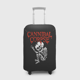 Чехол для чемодана 3D с принтом Cannibal Corpse в Курске, 86% полиэфир, 14% спандекс | двустороннее нанесение принта, прорези для ручек и колес | cannibal corpse | kreator | slayer | sodom | анархия | блэк метал | гаражный рок | гитара | гранж | дэт метал | металл | панк рок | рок музыка | рок н ролл | рокер | треш метал | труп каннибал | тяжелый рок | хард рок