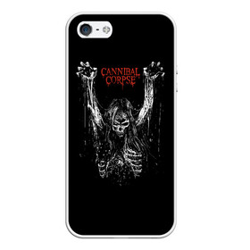 Чехол для iPhone 5/5S матовый с принтом Cannibal Corpse в Курске, Силикон | Область печати: задняя сторона чехла, без боковых панелей | cannibal corpse | kreator | punk rock | slayer | sodom | анархия | блэк метал | гаражный рок | гранж | дэт метал | металл | панк рок | рок музыка | рок н ролл | рокер | треш метал | труп каннибал | тяжелый рок | хард рок