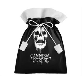 Подарочный 3D мешок с принтом Сannibal Сorpse $$$ в Курске, 100% полиэстер | Размер: 29*39 см | cannibal corpse | cannibal corpse lettering | cannibal corpse print | cannibal corpse rock band | death metal band | rock | белый череп | дэт метал группа | надпись cannibal corpse | принт cannibal corpse | рок | рок группа cannibal corpse | 
