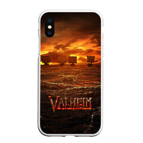 Чехол для iPhone XS Max матовый с принтом Valheim Корабли в Курске, Силикон | Область печати: задняя сторона чехла, без боковых панелей | fantasy | mmo | valheim | valve | валхейм | вальхейм | викинги | выживалка | игра | королевская битва | ммо | ролевая игра | фэнтази