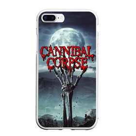 Чехол для iPhone 7Plus/8 Plus матовый с принтом CANNIBAL CORPSE в Курске, Силикон | Область печати: задняя сторона чехла, без боковых панелей | cannibal corpse | evisceration plague | hammer smashed face. | violence unimagined | дэт метал | музыка | рок | труп каннибала