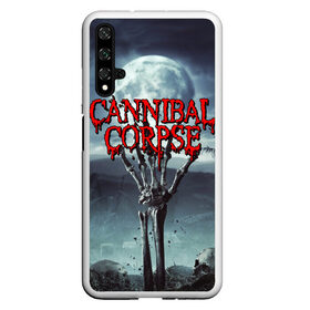 Чехол для Honor 20 с принтом CANNIBAL CORPSE в Курске, Силикон | Область печати: задняя сторона чехла, без боковых панелей | Тематика изображения на принте: cannibal corpse | evisceration plague | hammer smashed face. | violence unimagined | дэт метал | музыка | рок | труп каннибала