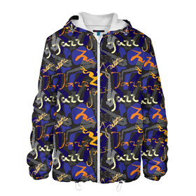 Мужская куртка 3D с принтом Jazz в Курске, ткань верха — 100% полиэстер, подклад — флис | прямой крой, подол и капюшон оформлены резинкой с фиксаторами, два кармана без застежек по бокам, один большой потайной карман на груди. Карман на груди застегивается на липучку | Тематика изображения на принте: jazz | бибоп | биг бенд | блюз | джаз | джаз мануш | кул джаз | музыка | ноты | оркестр | постбоп | регги | ритм н блюз | саксофон | свинг | смуз джаз | соул джаз | фри джаз | хард боп | эйсид джаз