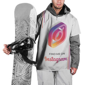 Накидка на куртку 3D с принтом Инстаграм / Instagram в Курске, 100% полиэстер |  | facebook | instagram | инста | инстаграм | платформа | приложение | редактор фотографий | социальная сеть | соцсеть