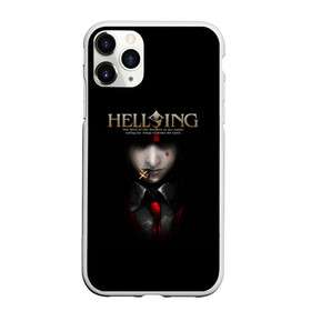 Чехол для iPhone 11 Pro матовый с принтом Хелсинг в Курске, Силикон |  | алукард | аниме | вампир | крест | кровь | манга | хеллсинг | хелсинг