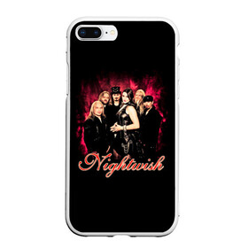 Чехол для iPhone 7Plus/8 Plus матовый с принтом Nightwish в Курске, Силикон | Область печати: задняя сторона чехла, без боковых панелей | gothic | metall | nightwish | rock | tarja turunen | готические | логотипы рок групп | метал | музыка | найтвиш | рок группы | рокерские | симфоник метал | тарья турунен