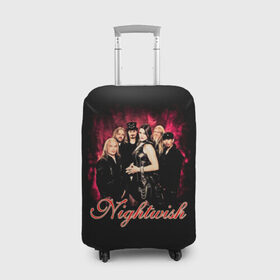 Чехол для чемодана 3D с принтом Nightwish в Курске, 86% полиэфир, 14% спандекс | двустороннее нанесение принта, прорези для ручек и колес | gothic | metall | nightwish | rock | tarja turunen | готические | логотипы рок групп | метал | музыка | найтвиш | рок группы | рокерские | симфоник метал | тарья турунен
