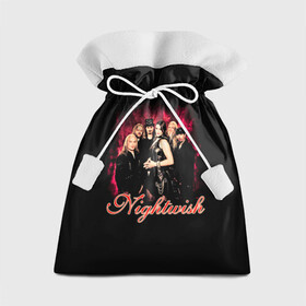 Подарочный 3D мешок с принтом Nightwish в Курске, 100% полиэстер | Размер: 29*39 см | Тематика изображения на принте: gothic | metall | nightwish | rock | tarja turunen | готические | логотипы рок групп | метал | музыка | найтвиш | рок группы | рокерские | симфоник метал | тарья турунен